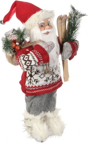 Декоративна фігура Дід Мороз лісовий S1801C 40 см 