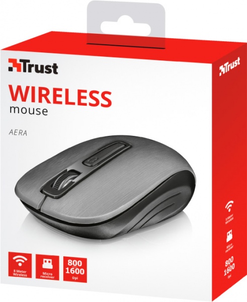 Миша Trust Aera Wireless 22372 grey 