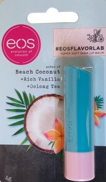 Бальзам для губ EOS #EOSFLAVORLAB Beach Coconut 4 г