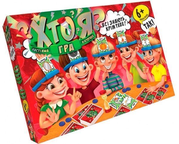 Гра настільна Danko Toys Хто я? (укр. мова) HIM-01-02