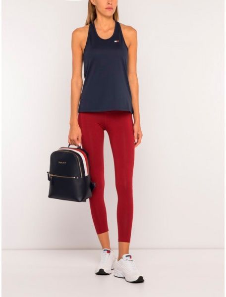 Майка Tommy Hilfiger TANK BACK LOGO S10S100341401 L темно-синій