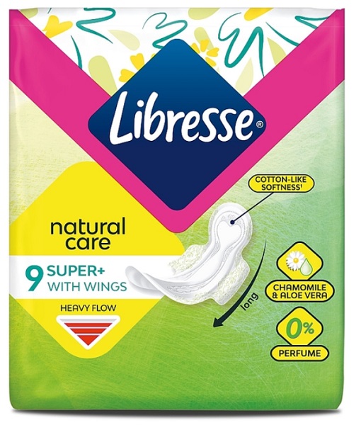 Прокладки гигиенические Libresse Natural Care Super super 9 шт.