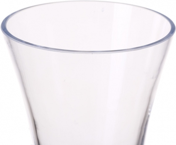 Ваза Сойка H25 D12 см 25 см прозорий 