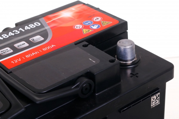 Акумулятор автомобільний EUROREPAR 80Ah 800A 12V 1648431480 «+» праворуч (1648431480)