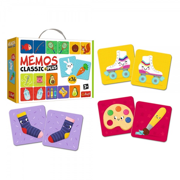 Игра настольная Trefl Classic & plus Logic Trefl 36 карт 02272