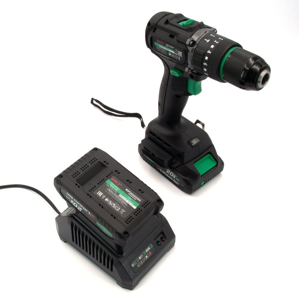 Шуруповерт ударний акумуляторний DWT ASBP-20 DNG-2 BMC