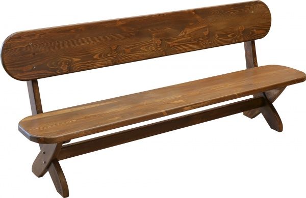 Лавка со спинкой DrevoLine Весна плюс сосна 2 м 