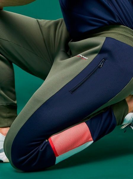 Брюки Tommy Hilfiger Sport BLOCKED FLEECE PANT CUFFED S20S200211302 р. S оливковый