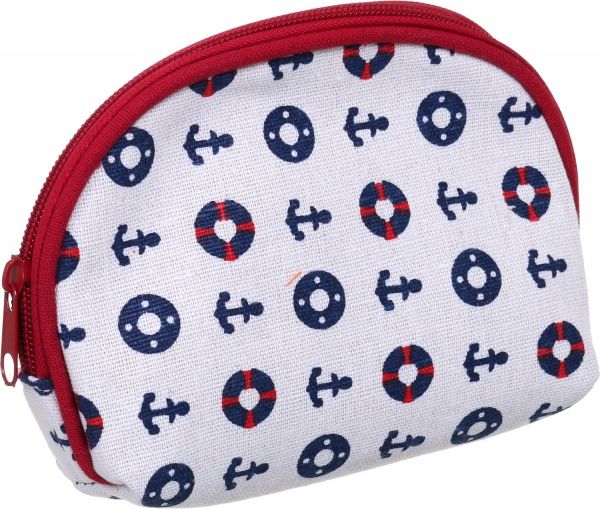 Набір косметичок Якоря 3 шт. B107-8 біло-червоний 