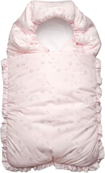 Конверт для новорожденных с опушкой Модний Карапуз зима 62 розовый 03-00894-0 