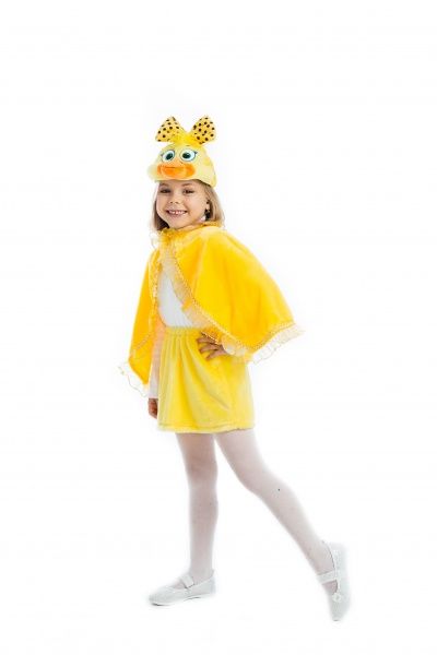 Костюм карнавальний КАРНАВАЛІЯ Качечка 4-7 років р.116-122 жовтий 