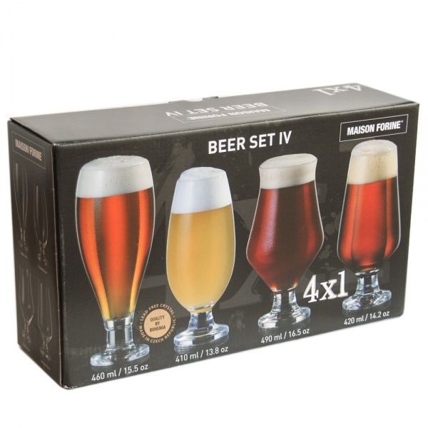 Набор бокалов для пива Craft Beer Set IV 4 шт. Maison Forine 