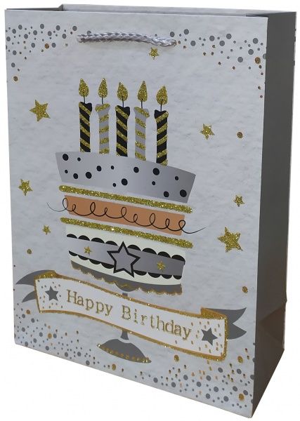 Пакет подарочный 18x23x10см Премиум 