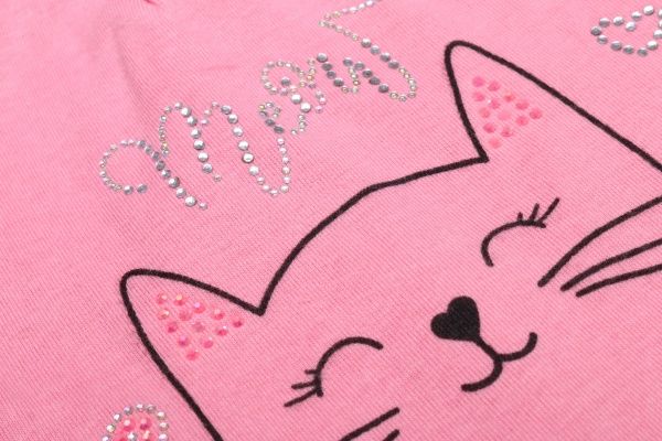 Шапочка дитяча для дівчинки Kraft 319-Т р.50-52 рожевий 