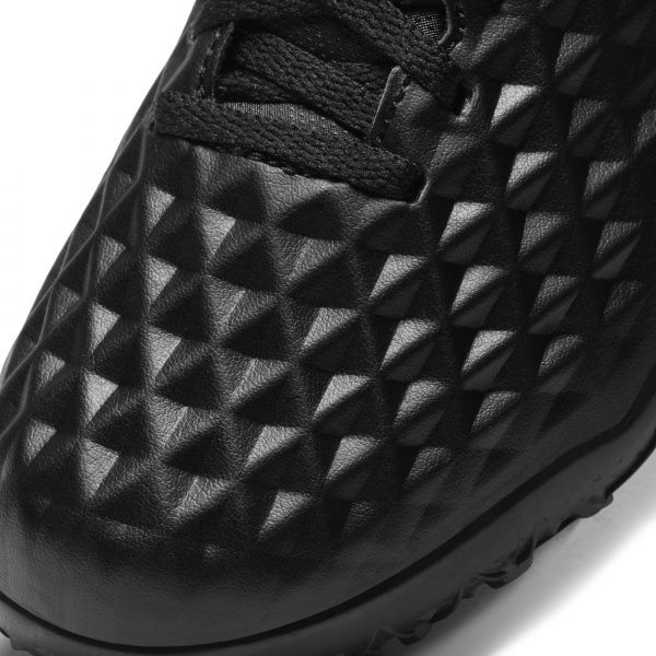 Сороконожки Nike Jr. Tiempo Legend 8 Club TF AT5883-090 р. US 3,5Y черный