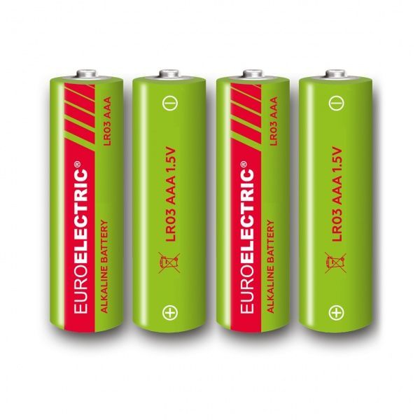 Батарейки Euroelectric ААА 4 шт. (BL-AAA-EE(4)) 