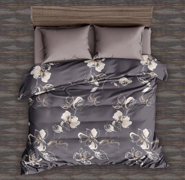 Набор наволочек Rodez 2 шт. 50x70 см коричневый La Nuit 