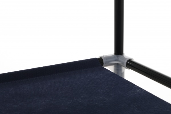 Гардероб текстильний Flowers з кишенями 1600х880х450 мм мульті