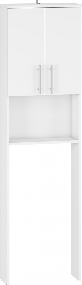 Пенал напольный Грейд над унитазом 180x50x20 см белый