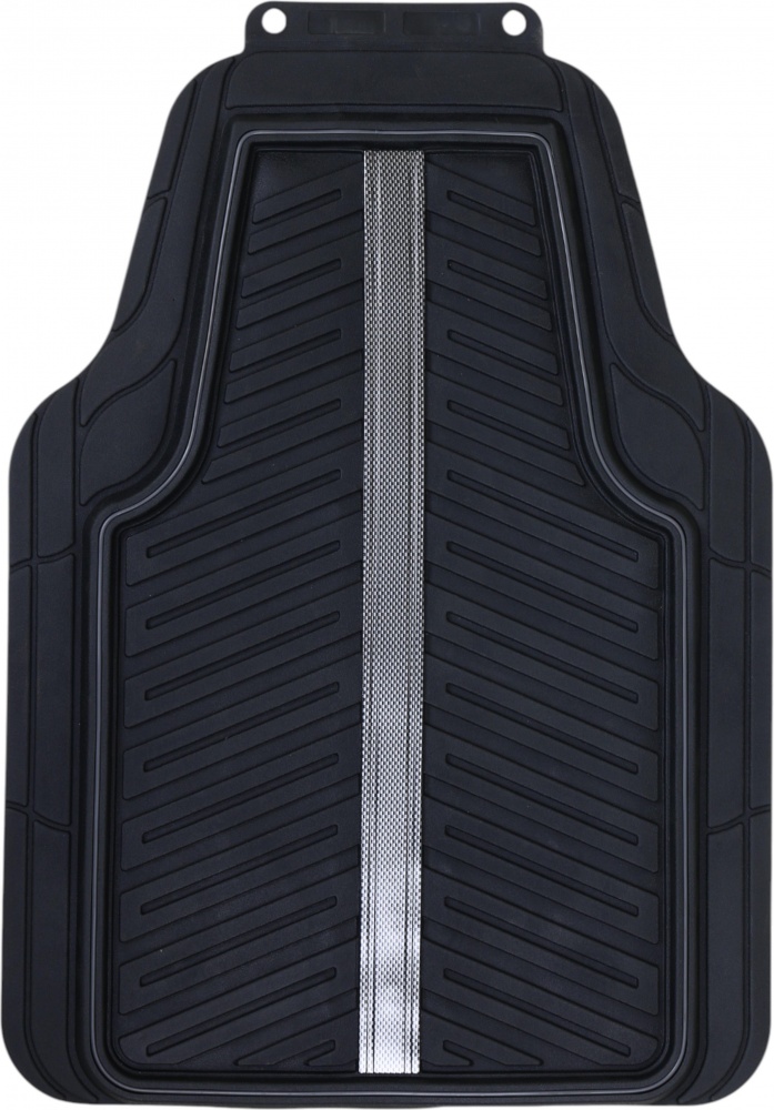 Коврики автомобильные Auto Assistance передние AA24101FG 2 шт. черно-серый универсальные