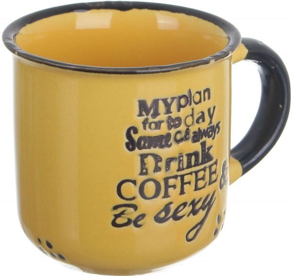 Чашка Notes Yellow 130 мл