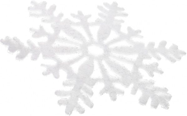 Декорация новогодняя Снежинки 15 см 5 шт. EPI-A0-64070W15 
