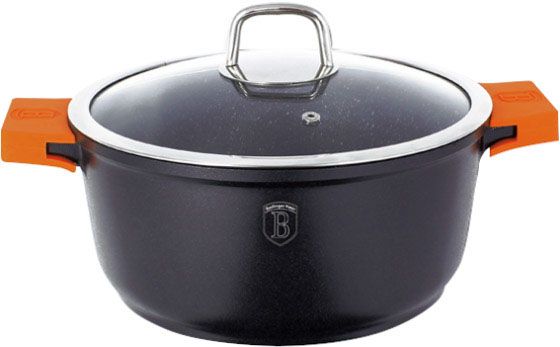 Каструля з кришкою Granit Diamond Line 5,8 л BH 1096N Berlinger
