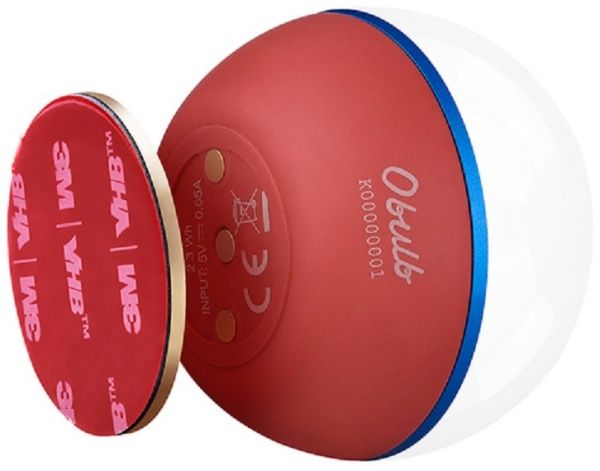 Фонарь кемпинговый Olight Obulb red