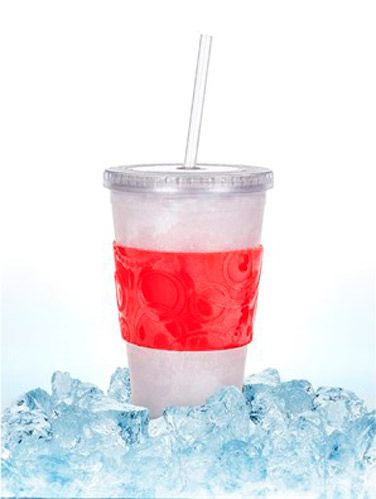 Стакан с охладителем Double 450 мл красный Banquet