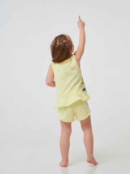 Піжама дитяча для дівчаток Smil р.104 жовтий 