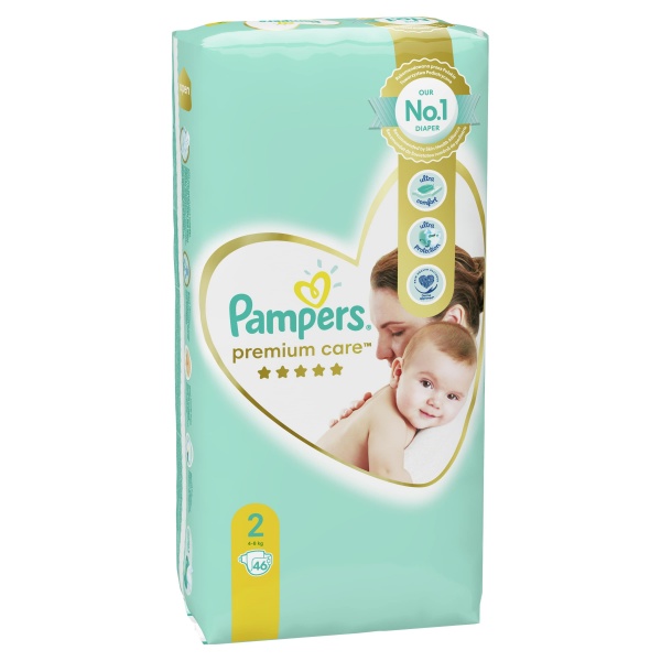 Подгузники Pampers Premium Care Размер 2 (4-8 кг)