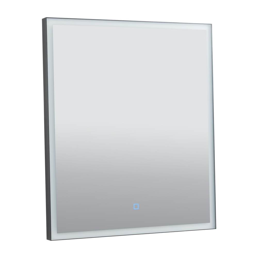 Дзеркало з вбудованим підсвічуванням Aqua Rodos Luce black 60х70 sensor