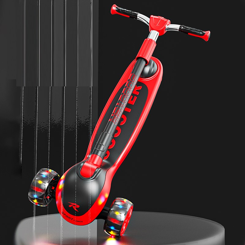 Самокат MaxxPro kids трехколесный 75х35х108 см красный 2840004-6P