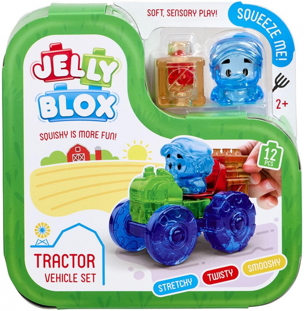 Конструктор Jelly Blox Барвистий трактор 932945