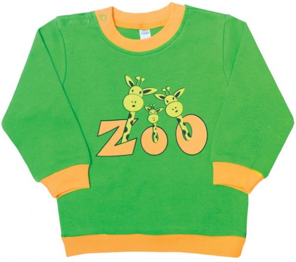 Кофтинка дитяча Габбі Зооленд р.74 зелений DG-03-18 