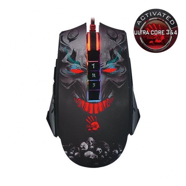 Мишка A4Tech P85A Bloody (Skull) black 