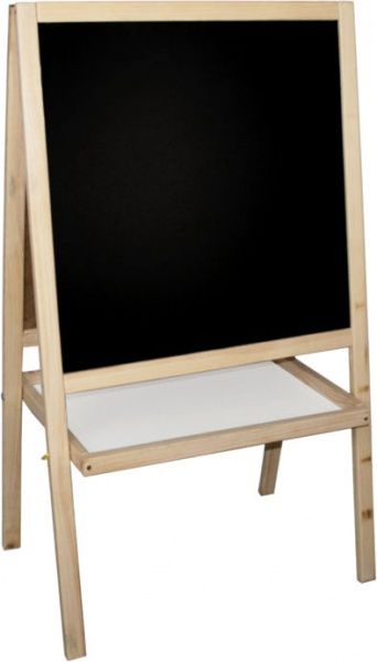 Мольберт двосторонній Зірка Великий з поличкою 600х600 мм