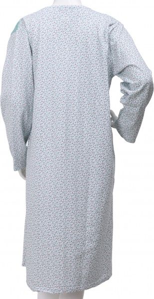 Ночная рубашка с длинным рукавом р. XL-2XL белый с принтом 335 