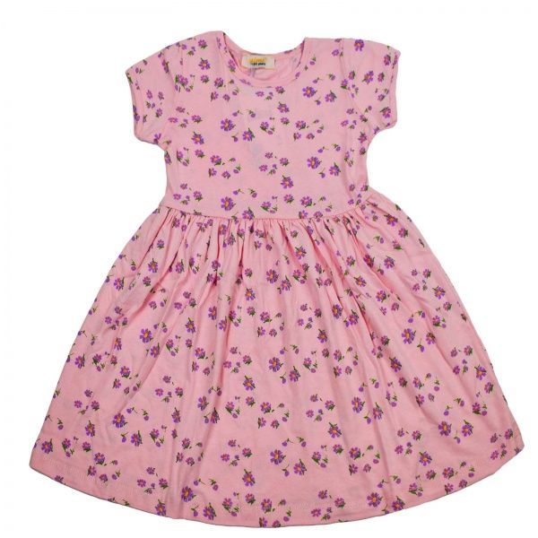 Платье с цветочками 720011 р.110 розовый 
