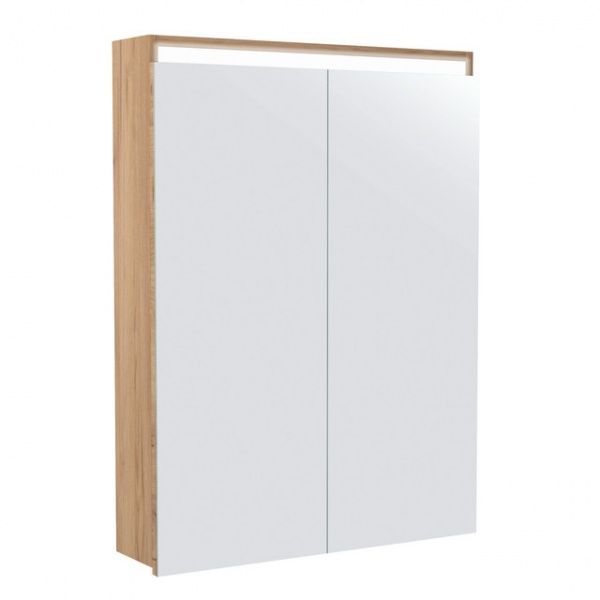 Зеркальный шкаф Imprese Bilovec 60x80см M6006Dr дуб крафт