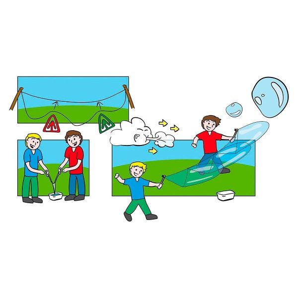 Набір для пускання мильних бульбашок SES Мегабульбашки XXL 02252S