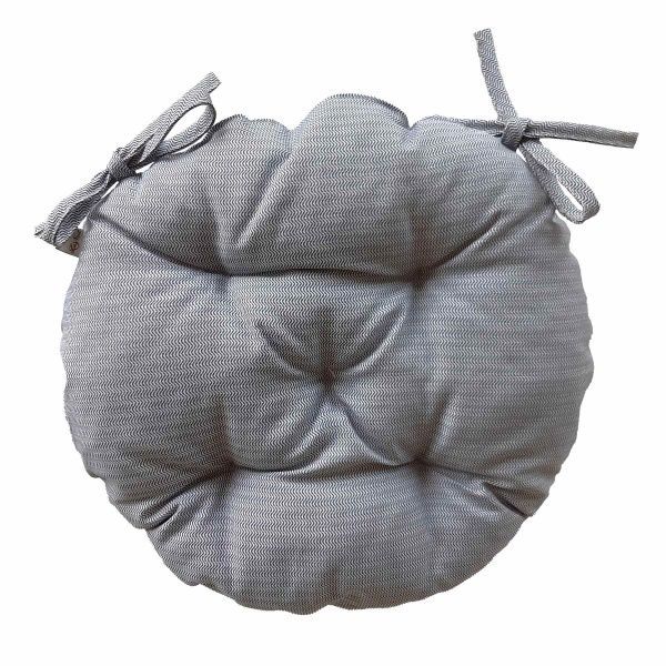 Подушка на стілець синя хвиля D-40 La Nuit