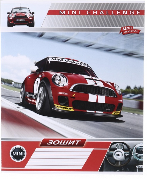 Зошит шкільний 12 аркушів у лінійку дизайн в асортименті Мрії збуваються