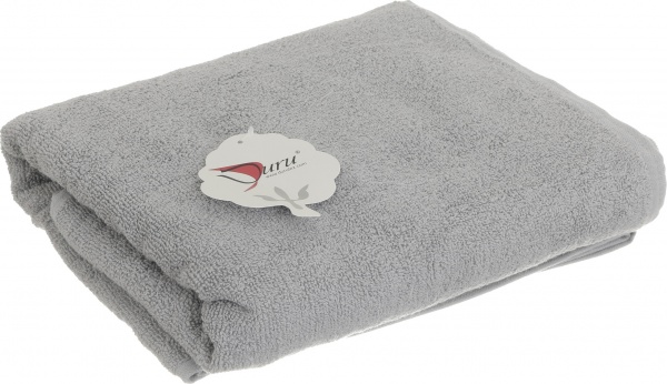 Полотенце махровое SPA 70x180 см серый Durutex 