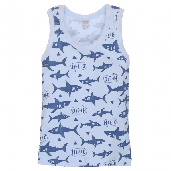 Майка детская для мальчиков Татошка р.86 голубой 2505228АКГ 