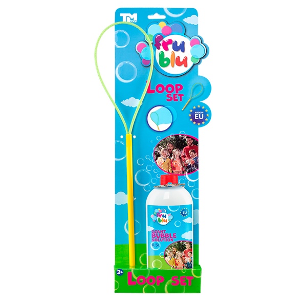 Набор мыльных пузырей Fru blu с петелькой и раствором 0,5 л DKF8214