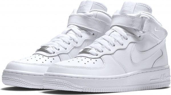 Кроссовки Nike AIR FORCE 1 MID (GS) 314195-113 р.35,5 белый