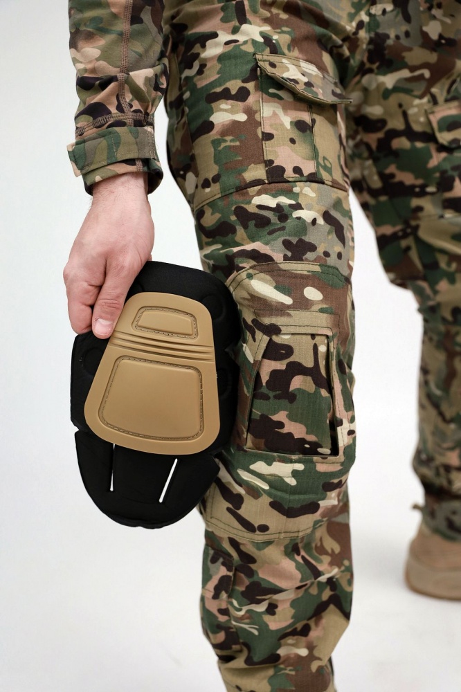 Брюки тактические ESDY с наколенниками, Мультикам р. XL multicam (PA-12)