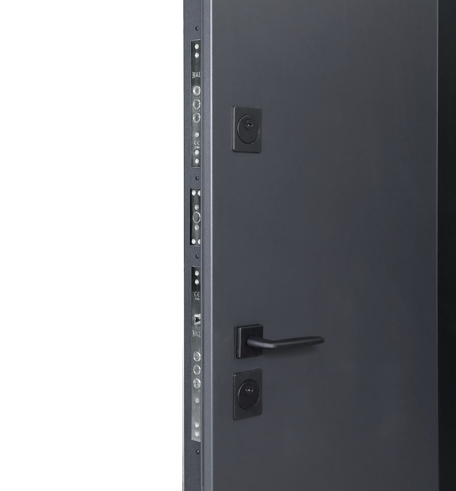 Дверь входная Булат Котедж модель 710/265 антрацит 2050x950 мм левая