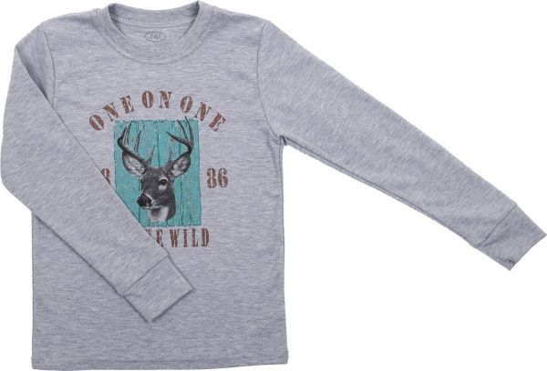 Пижама детская Фламінго р.140 сірий 249-222-18 